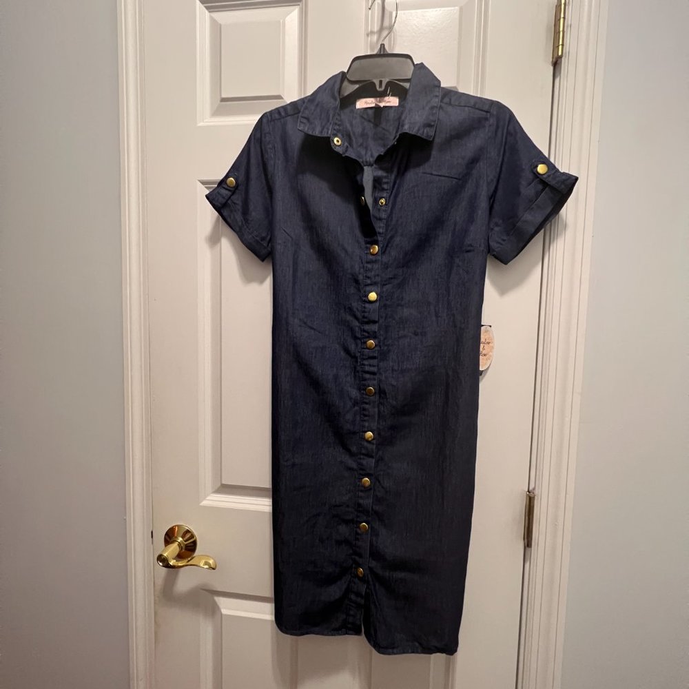 Harlow & Rose NWT size small jeans dress